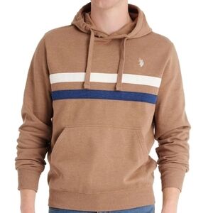 U.S. Polo Assn. Men's Colorblock Popover Hoodie